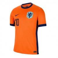 Camiseta Países Bajos Memphis Depay #10 Primera Equipación Eurocopa 2024 manga corta